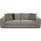 Designwerk Big-Sofa DESIGNWERK "Parma, anspruchsvolles Design und toller Sitzkomfort", grau, B:254cm H:87cm T:122cm, 100% Polyester, Sofas, Big-Sofa