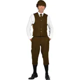 Thetru Herren 30er Jahre Knickerbocker 3/4 Hose 46