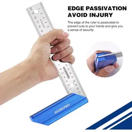 luxuskollektion Anschlagwinkel Zimmermannswinkel 200mm Edelstahl