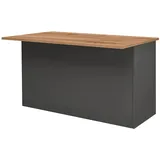 Dmora Kücheninsel Dcarnelo 155 x 90 x 90 cm Schwarz