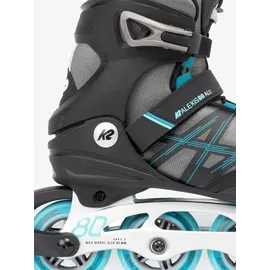 K2 Alexis 80 Alu Damen grey/cyan 41,5