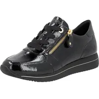 REMONTE Komfort Schnürschuhe Damen Schwarz 39 EU