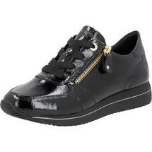 REMONTE Komfort Schnürschuhe Damen Schwarz 39 EU