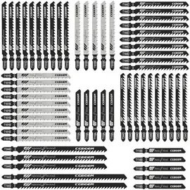 luxuskollektion 60 tlg Stichsägeblatt Set Holz Metall