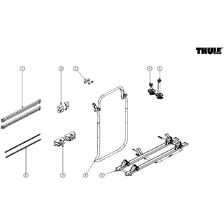 Thule Tragrahmen komplett für Elite Van XT