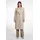 RINO & PELLE "CECILE", Damen, Gr. 38, beige (birch melange), Web, Obermaterial: 100% Polyester. Futter: 58% Polyester, 42% Viskose, unifarben, regular fit kniebedeckend, gerader Abschluss, Mäntel, mit Revers Kragen