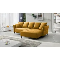 Fun Möbel Ecksofa Schlafsofa Sofa SADIE Stoff Element, Ottomane