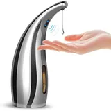 Automatischer Seifenspender Aus Verzinktem Silber, Berührungsloser Seifenspender Mit Infrarot-sensor, Ipx6 Wasserdicht, Geeignet Für Wohnungen, Badezimmer