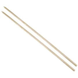 Papstar Grill-Spieße 80 cm Birkenholz mehrfarbig