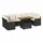 vidaXL Garten-Lounge-Set 8-tlg. schwarz