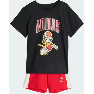 adidas DISNEY MICKEY MOUSE T-SHIRT SET, black/off white, 3-6 Months