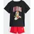 adidas DISNEY MICKEY MOUSE T-SHIRT SET, black/off white, 3-6 Months