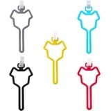 5 Pieces Kotbeutelhalter Clip, Kotbeutelhalter Für Hundeleine, Kotbeutelhalter, Kotbeutelhalter Hundekotbeutel, Kotbeutel Halterung für Leine, für Hundeleinen-Spender, Zubehör