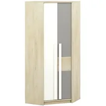 Feldmann-Wohnen Eckschrank Braun, Holz, 4 Fächer, Rechteckig, 82x199x82 cm, Schlafzimmer, Kleiderschränke, Eckschränke