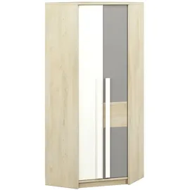 Feldmann-Wohnen Eckschrank Braun, Holz, 4 Fächer, Rechteckig, 82x199x82 cm, Schlafzimmer, Kleiderschränke, Eckschränke