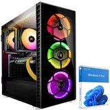 KRAFTPC High End Gaming-PC Intel Core i9 12900KF - GeForce RTX5060 8GB - 1TB M.2 SSD - 32GB DDR4 - Win11 - WLAN - Gamer PC Desktop PC Gaming Computer - Schwarz
