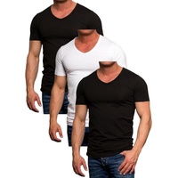 Jack & Jones T-Shirt (Spar Set, 3er-Pack) in Unifarben schwarz L