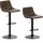 Costway Barhocker 60-82 cm Braun