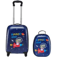 Vevor Kinderkoffer Set 2-tlg. dinosaurier