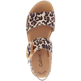 Gabor Plateau-Sandaletten Damen Beige 35