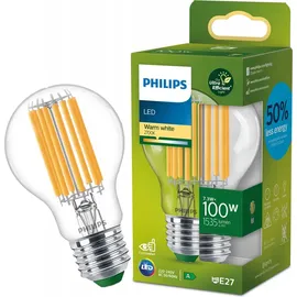 Philips LED-Lampe 7,3W E27 1535 lm warmweiß