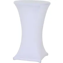 Siena Garden Stehtischhusse Weiß Ø70-85 cm Höhe 110 cm