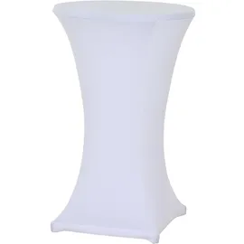 Siena Garden Stehtischhusse Weiß Ø70-85 cm Höhe 110 cm