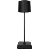 LED's light Akku LED-Tischleuchte Schwarz