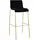CLP Barhocker Hover 1er stapelbar Metall Goldoptik Schwarz