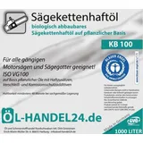 Bio Kettenöl 1000 Liter IBC KB 100 Sägekettenhaftöl Sägekettenöl Motorsägenöl Blauer Engel" nach neuester RAL-UZ 178