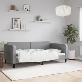vidaXL Tagesbett 100 x 190 cm Hellgrau