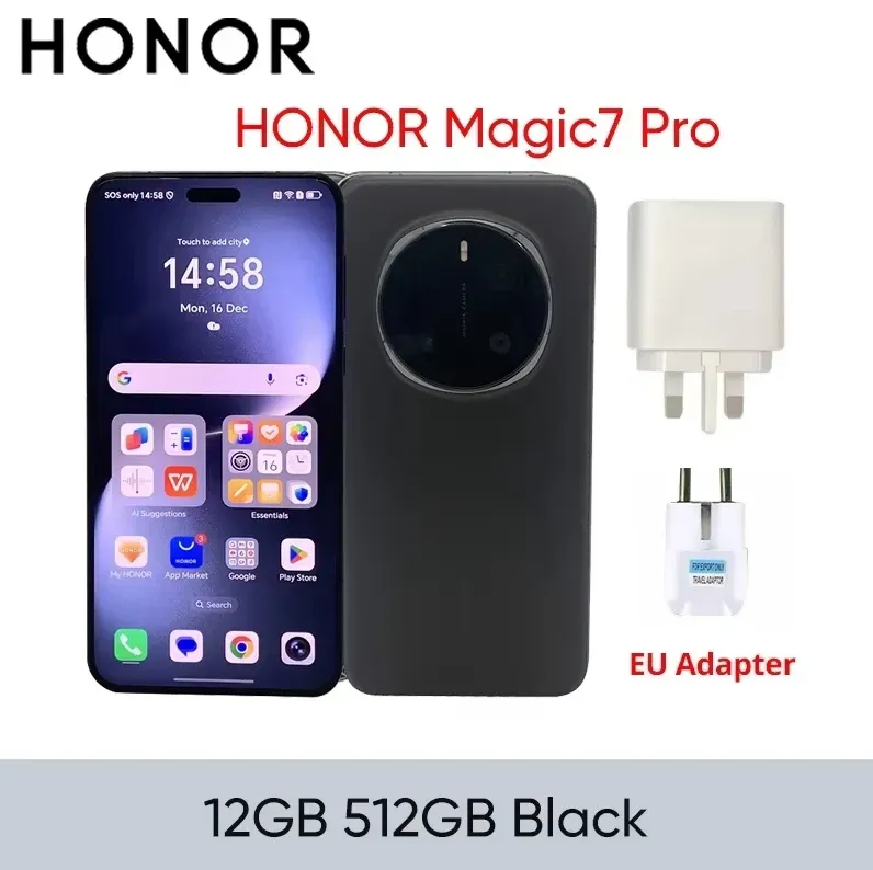 Original Honor Magic 7 Pro Smartphone Snapdragon 8 Elite Android 15,0 Dual Sim 6.8 