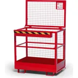 R+R INDUSTRIETECHNIK Arbeitskorb Stahl 1200x800x1910mm Rot
