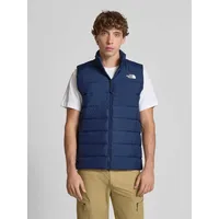 Daunenweste mit Label-Detail, Marine, M