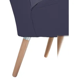 Max Winzer Sessel Neele - dunkelblau