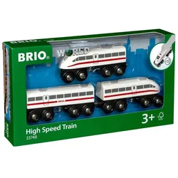 BRIO Spiel Schnellzug mit Sound, Holz, 3 Teile