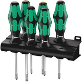 WERA Kraftform Plus Serie 300 335/350/355/6 Schraubendrehersatz,