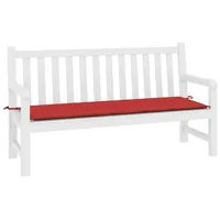 VidaXL Gartenbank-Auflage Rot 200x50x4 cm