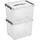 SUNWARE Aufbewahrungsbox Q-Line 40 x 30 x 26 cm 1-tlg. transparent