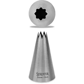 stadter Städter 225091 Spritztülle, Edelstahl, Silber, 9 mm