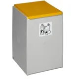 VAR Deckel für Kunststoffcontainer 60 l gelb