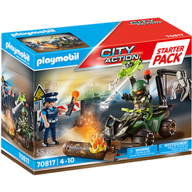 Playmobil City Action Starter Pack Polizei Gefahrentraining 70817
