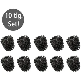 Wenko Bürstenkopf Ersatz Schwarz 10er Set