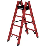 Günzburger Vollkunststoff-Sprossen-Stehleiter 2 x 4 Sprossen (36404)