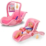 BABY BORN Puppenautositz Babyschale Pink 0