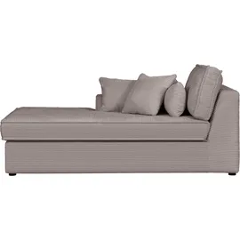 OTTO home Ottomane Enid 130 x 75 cm Grau