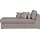 OTTO home Ottomane Enid 130 x 75 cm Grau