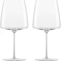 ZWIESEL GLAS Serie SIMPLIFY Weinglas samtig & üppig mundgeblasen 2 Stück 740 ml