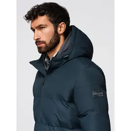 Ombre Wintermantel blau M