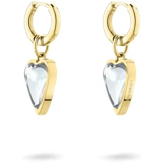 Liebeskind Berlin Damen Ohrringe LJ-1702-E-28 aus Edelstahl in IP Gold